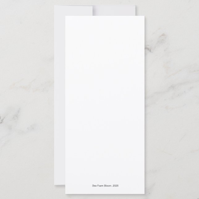 DigAI Golden Jubilee Sea Foam Bloom Card (Baksida)