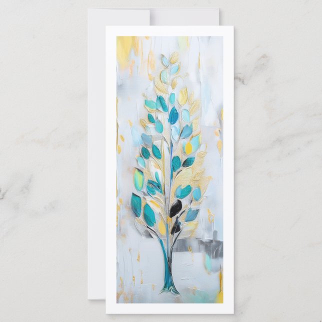 DigAI Golden Jubilee Sea Foam Bloom Card (Framsida)