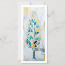 DigAI Golden Jubilee Sea Foam Bloom Card