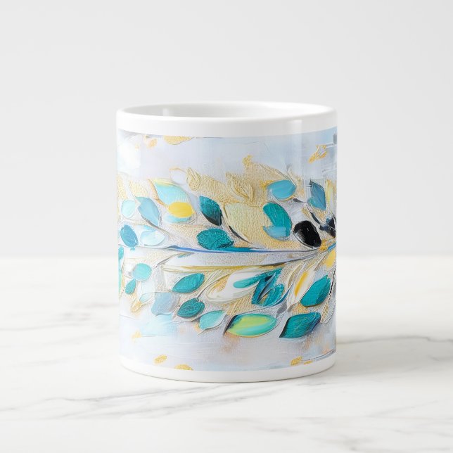 DigAI Sea Foam Bloom Jumbo Mugg (Framsidan)