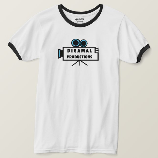Digamal Ringer T Shirt (Design framsida)