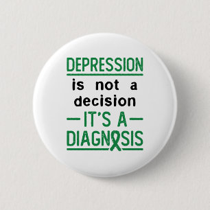 Diganosis - beslut om stöd till depressionsmedvet knapp