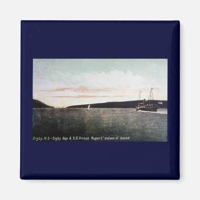 Digby Nova Scotia, Digby Gap - S.S. Prince Rupert Magnet (Framsidan)