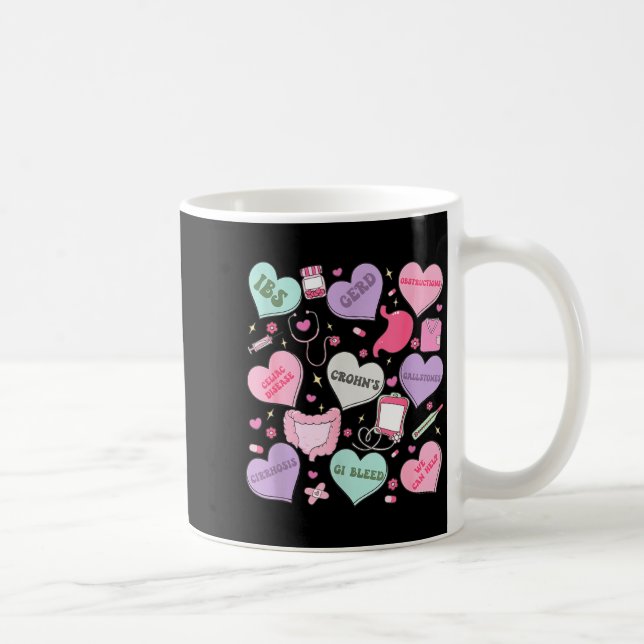 Digestive Divas Gastroenterology Nurse Valentine E Kaffemugg (Höger)