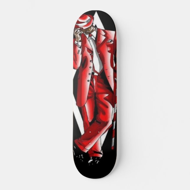 Digg min stil mini skateboard bräda 18,7 cm (Framsida)