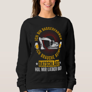 Digger Beer Excavator Driver Civil Construction Si T Shirt