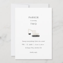 Digger Construction Party: Minsta födelsedag Inbju