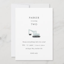 Digger Construction Party: Minsta födelsedag Inbju