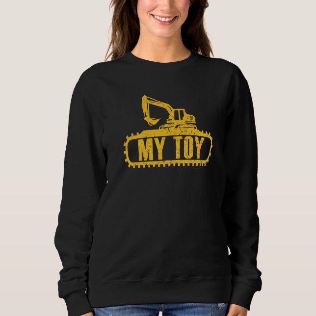 Digger Exca, min Leksak-byggarbetare, T Shirt (Framsida)