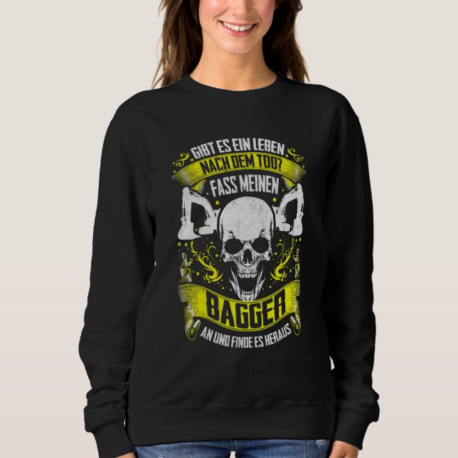 Digger Guide Excavator Driving Slogan Digger Drive T Shirt (Framsida)
