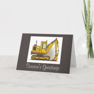 Digger Shovel Helgkort