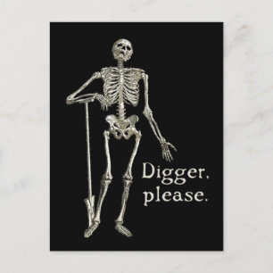 Digger, tack vykort