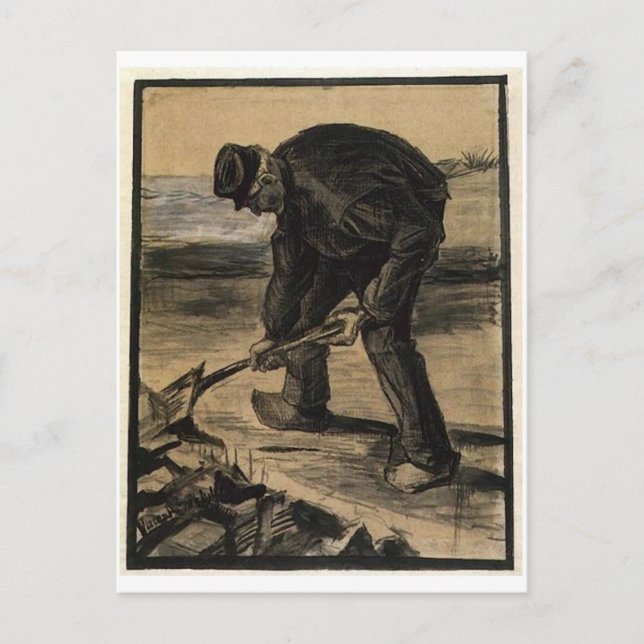 Digger, Vincent van Gogh Vykort (Framsida)