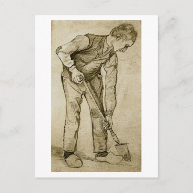 Digger, Vincent van Gogh Vykort (Framsida)
