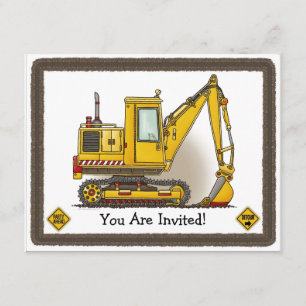 Diggerarens inbjudan till Shovel Kids Party