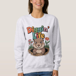 Diggin’ Life Funny Gopher Animal Lover T Shirt