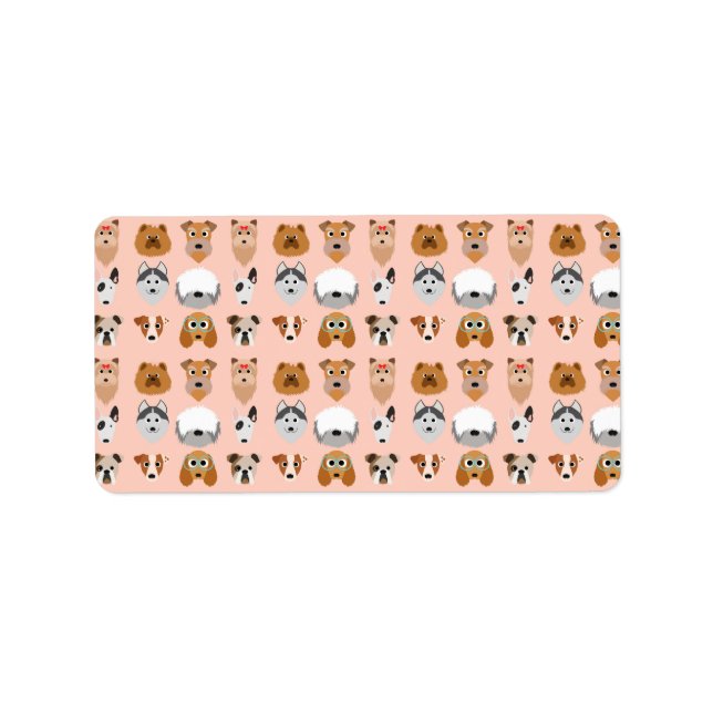 Diggity Do Hund Adressetikett (Framsidan)