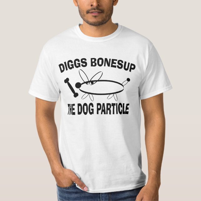 Diggs Bonesup rolig Higgs Bosonparodi Tee Shirt (Framsida)