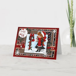 Digi Doodles förseglad med ett kyskjulkort Helgkort