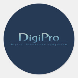 DigiPro Round Sticker Runt Klistermärke