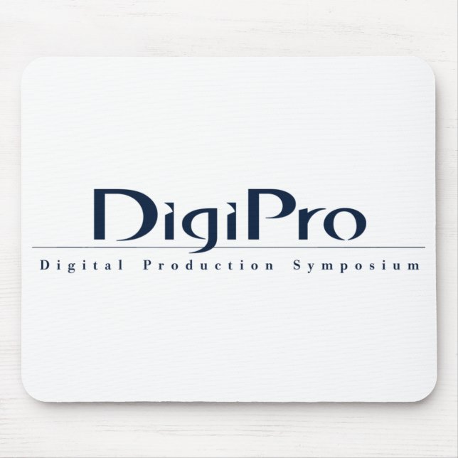 DigiPro stor Logotyp Mousepad Musmatta (Framsidan)