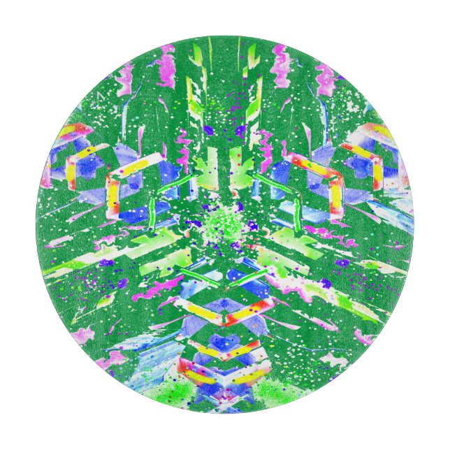 Digital abstrakt är en del som vi kallar det kaos (Framsidan)