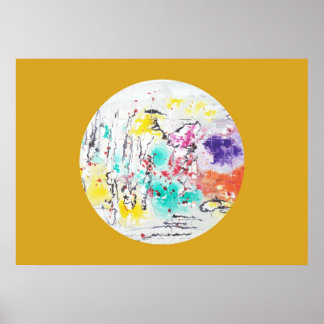 Digital Abstrakt Art Poster