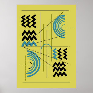 Digital Abstrakt Art Poster