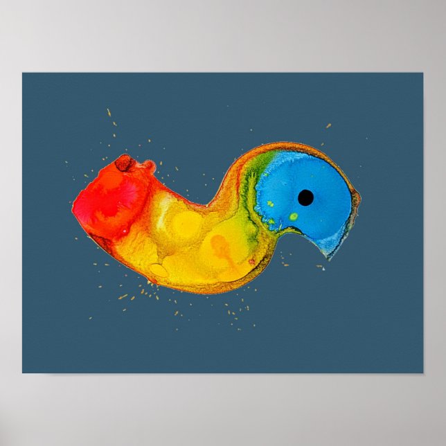 Digital Abstrakt Art Poster (Framsidan)