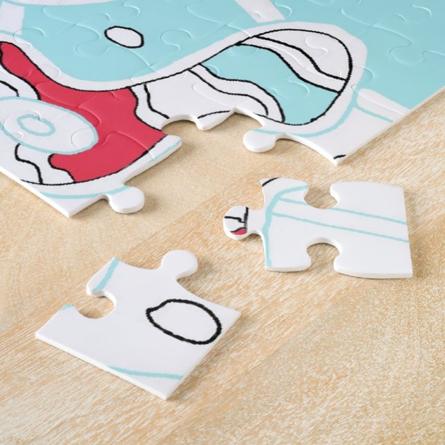 Digital Abstrakt Art. Pussel (Sidan)