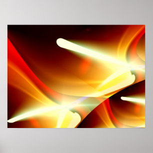 Digital Abstrakt - Computer Art Modern Poster