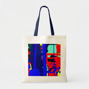 Digital Abstrakt Expressionist 03 Tygkasse