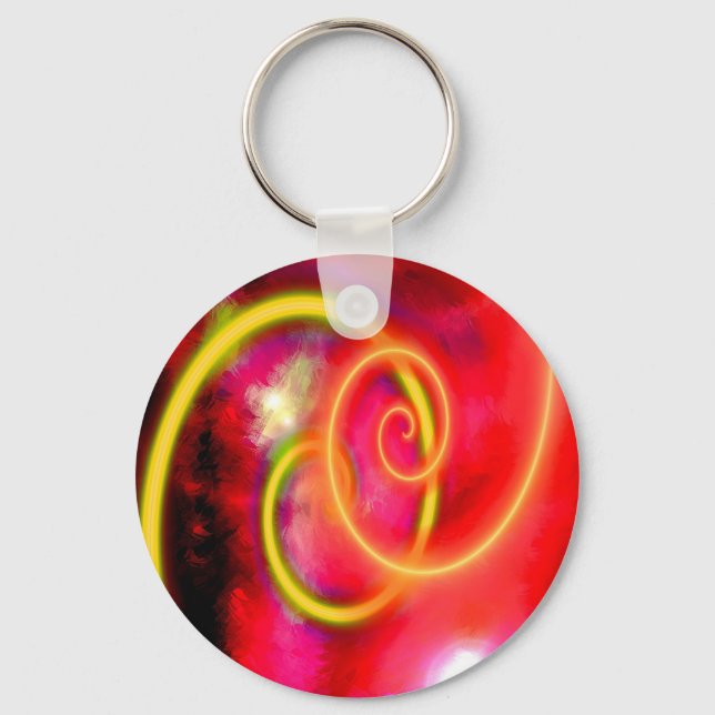 Digital Abstrakt-konst från original Nyckelring (Framsida)