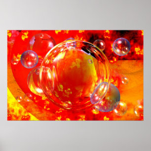 Digital Abstrakt Painting Art Print Modern Poster
