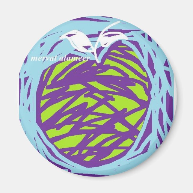 Digital äpple magnet (Framsidan)