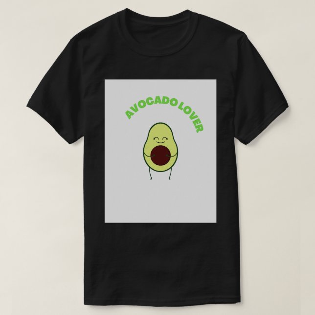 Digital art Avocado T Shirt (Design framsida)