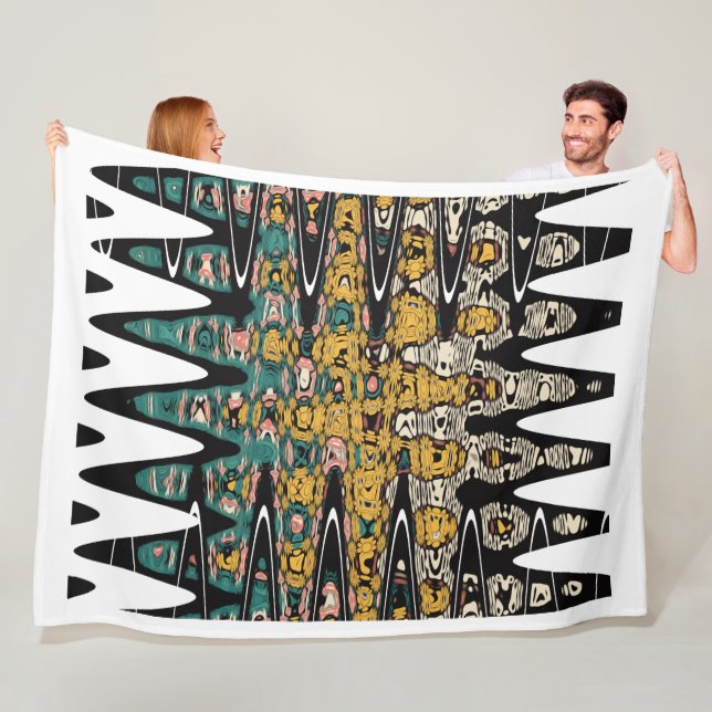 digital art birds fleecefilt (På plats)