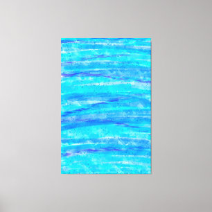 Digital Art Blue och Lila Vinkar Abstrakt Canvastryck