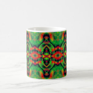 Digital Art Coola Modern Abstrakt Unik Kaffemugg
