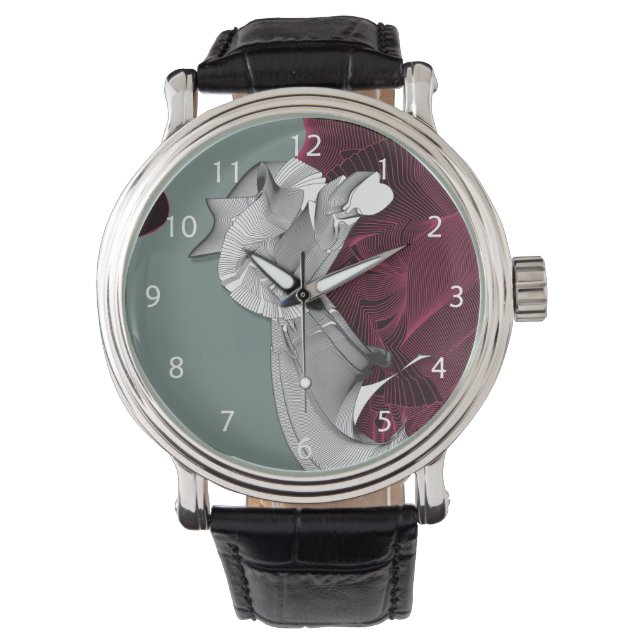 Digital Art Figur Armbandsur (Framsida)