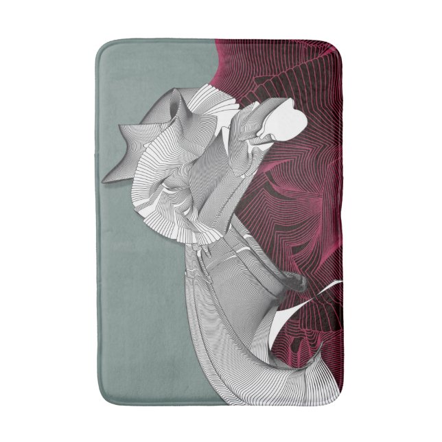 Digital Art Figur Badrumsmatta (Framsidan (Vertikal))