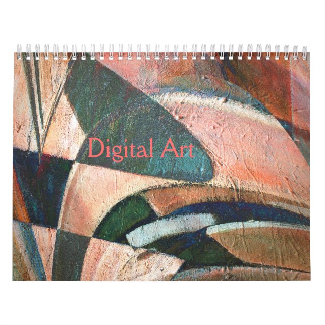 Digital Art-kalender för experimentell Abstrakt Kalender (Omslag)