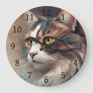 Digital art Kat 718 Stor Klocka