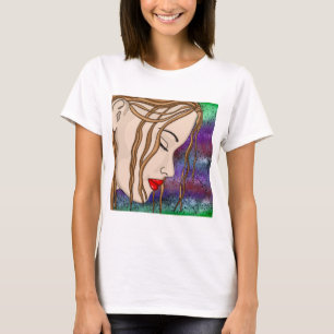 Digital Art Ledsen Dam Deep in Think Artsy T Shirt