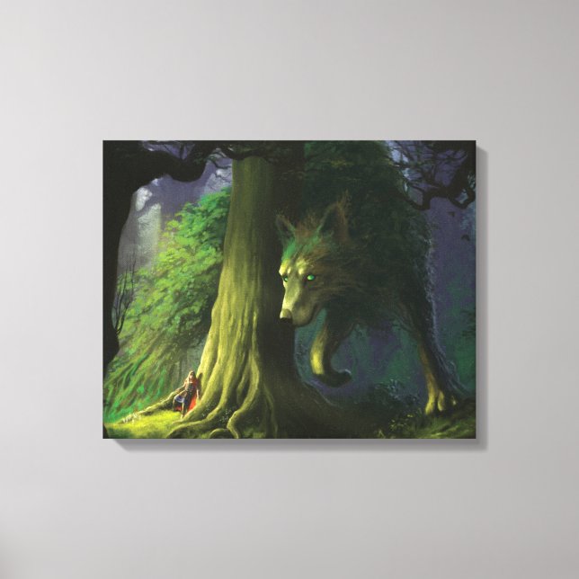 Digital Art Premium Wrapped Canvas (glans) (Framsida)