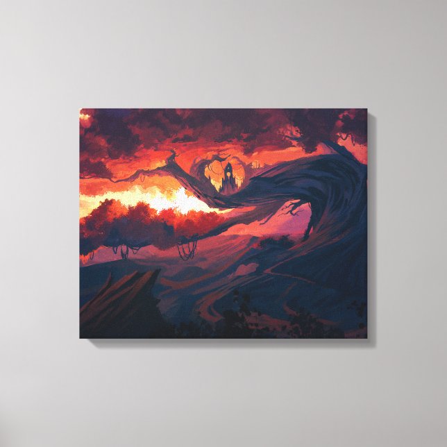 Digital Art Premium Wrapped Canvas (glans) (Framsida)