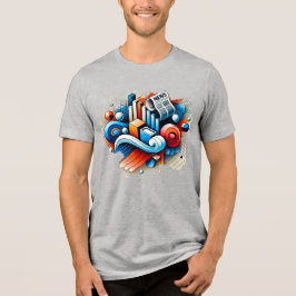 Digital Art TShirt - Kromatisk energi T Shirt