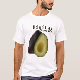 Digital avokado t shirt