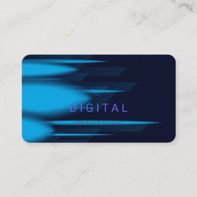 Digital Bakgrund | Modern Teknik Visitkort (Framsida)