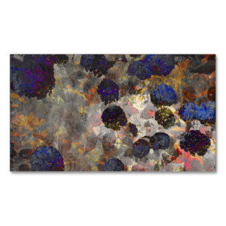 Digital bakgrundsbild av blommigt/blomma mönster magnetiska visitkort